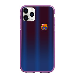 Чехол для iPhone 11 Pro Max матовый FC Barcelona Gradient
