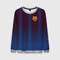 Мужской свитшот 3D FC Barcelona Gradient