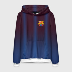 Мужская толстовка 3D FC Barcelona Gradient