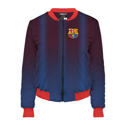 Женский бомбер 3D FC Barcelona Gradient