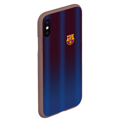 Чехол для iPhone XS Max матовый FC Barcelona Gradient - фото 2