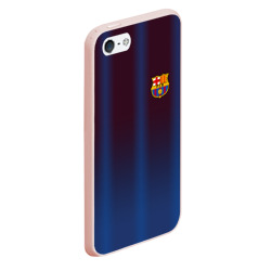 Чехол для iPhone 5/5S матовый FC Barcelona Gradient - фото 2