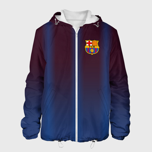 Мужская куртка 3D FC Barcelona Gradient, цвет 3D печать