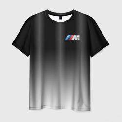 Мужская футболка 3D BMW 2018 Black Gradient