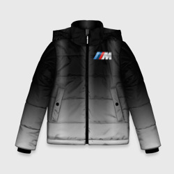 Зимняя куртка для мальчиков 3D BMW 2018 Black Gradient