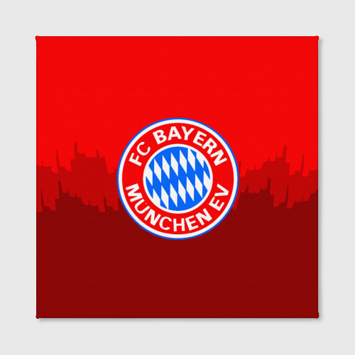 Холст квадратный FC Bayern 2018 Paints, цвет 3D печать - фото 2
