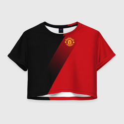 Женская футболка Crop-top 3D Manchester United Элита