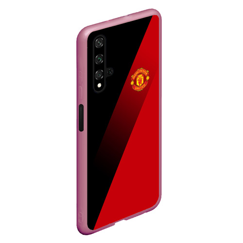 Чехол для Honor 20 Manchester United Элита, цвет малиновый - фото 3