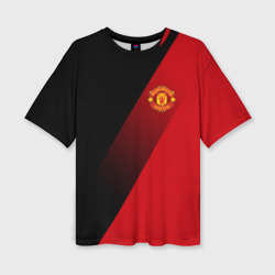 Женская футболка oversize 3D Manchester United Элита