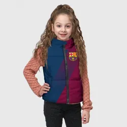 Детский жилет утепленный 3D FC Barcelona Barca ФК Барселона - фото 2