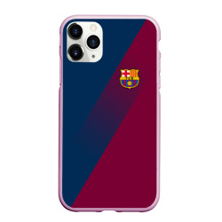 Чехол для iPhone 11 Pro Max матовый FC Barcelona Barca ФК Барселона