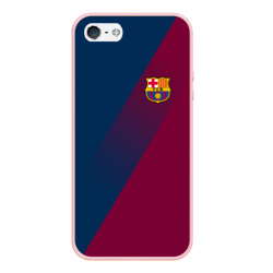 Чехол для iPhone 5/5S матовый FC Barcelona Barca ФК Барселона