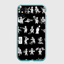 Чехол для iPhone XS Max матовый Фоллаут : Перки
