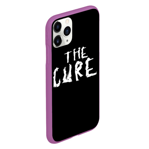 Чехол для iPhone 11 Pro матовый The Cure, цвет фиолетовый - фото 3