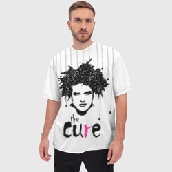 Мужская футболка oversize 3D The Cure - фото 2