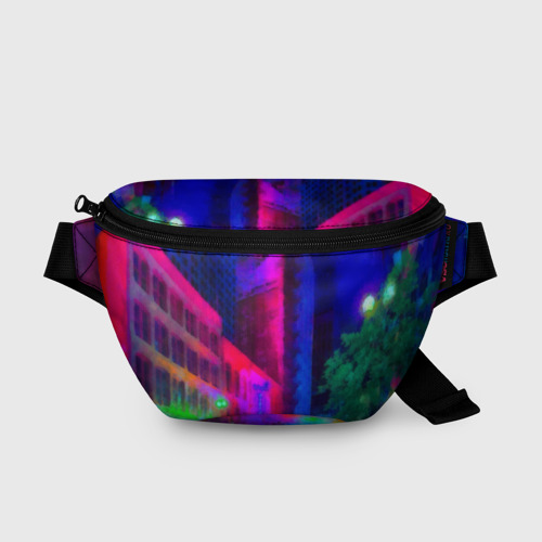 Поясная сумка 3D Neon city Фото 01 Поясная сумка 3D Neon city Фото 01