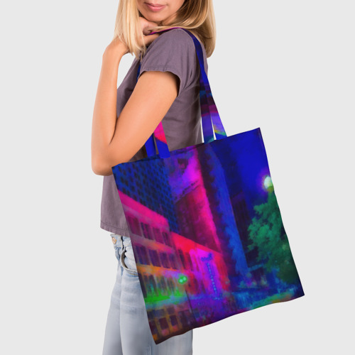 Сумка 3D повседневная Neon city Фото 01 Сумка 3D повседневная Neon city Фото 01