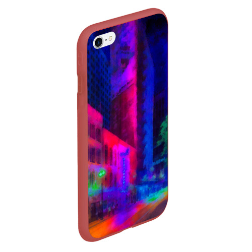 Чехол для iPhone 6Plus/6S Plus матовый Neon city Фото 01 Чехол для iPhone 6Plus/6S Plus матовый Neon city Фото 01