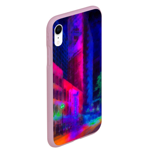 Чехол для iPhone XR матовый Neon city Фото 01 Чехол для iPhone XR матовый Neon city Фото 01