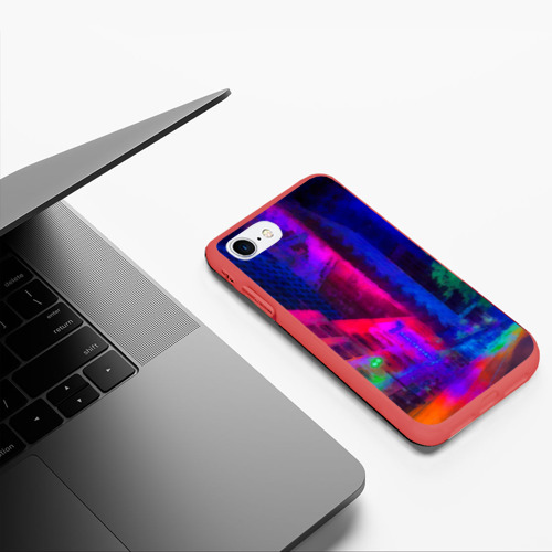 Чехол для iPhone 7/8 матовый Neon city Фото 01 Чехол для iPhone 7/8 матовый Neon city Фото 01