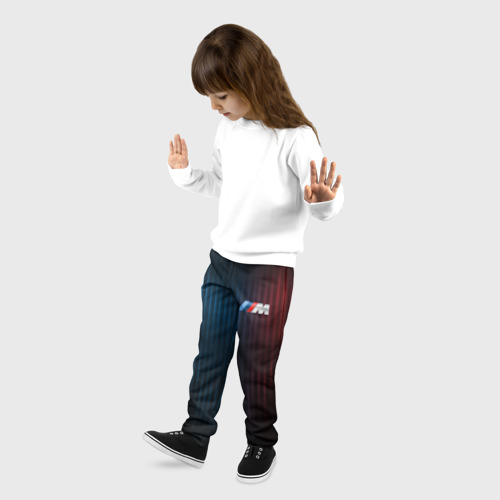 Детские брюки 3D BMW M БМВ, цвет 3D печать - фото 3