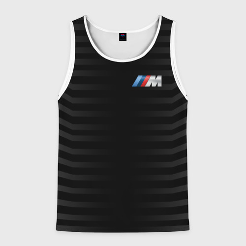 Мужская майка 3D BmW m black & grey