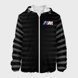 Мужская куртка 3D BmW m black & grey