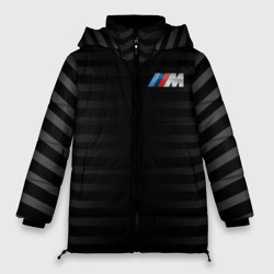 Женская зимняя куртка Oversize BmW m black & grey