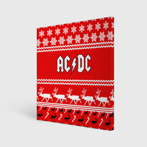 Холст квадратный Праздничный AC/DC