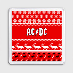 Магнит 55*55 Праздничный AC/DC