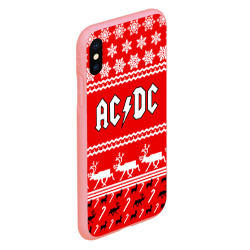 Чехол для iPhone XS Max матовый Праздничный AC/DC - фото 2