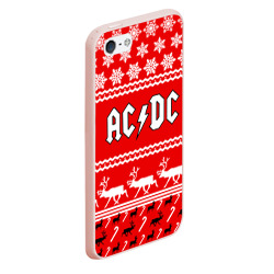 Чехол для iPhone 5/5S матовый Праздничный AC/DC - фото 2