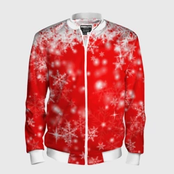 Мужской бомбер 3D Новогоднее чудо 1