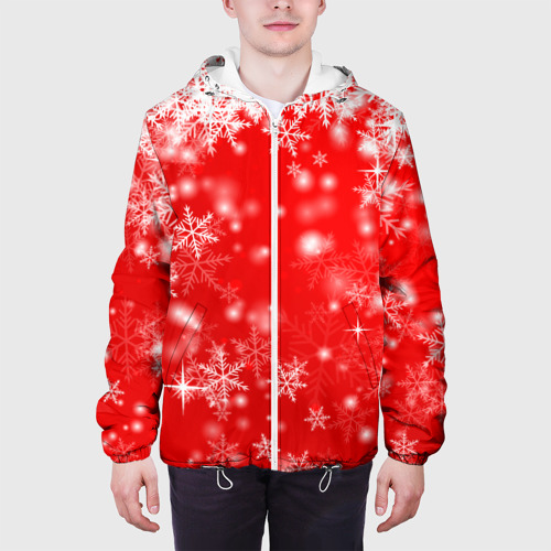 Мужская куртка 3D Новогоднее чудо 1, цвет 3D печать - фото 4