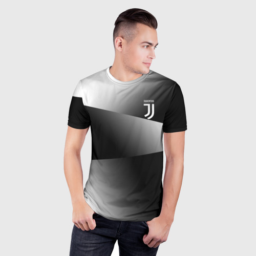 Мужская футболка 3D Slim Juventus 2018 Original #9, цвет 3D печать - фото 3