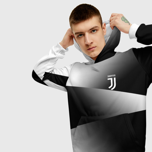 Мужская толстовка 3D Juventus 2018 Original #9, цвет белый - фото 5