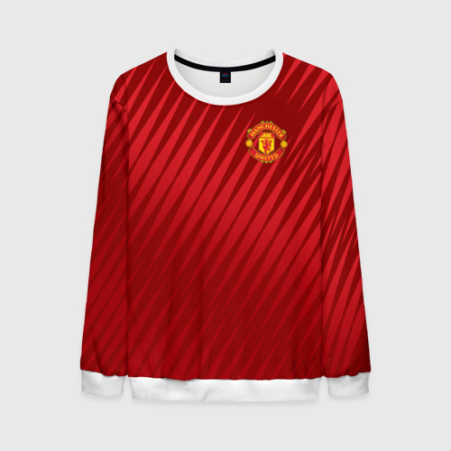 Мужской свитшот 3D Manchester United Sportwear, цвет белый