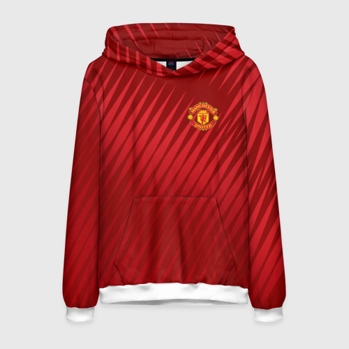 Мужская толстовка 3D Manchester United Sportwear, цвет белый