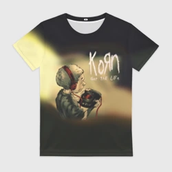 Женская футболка 3D Korn, got the life