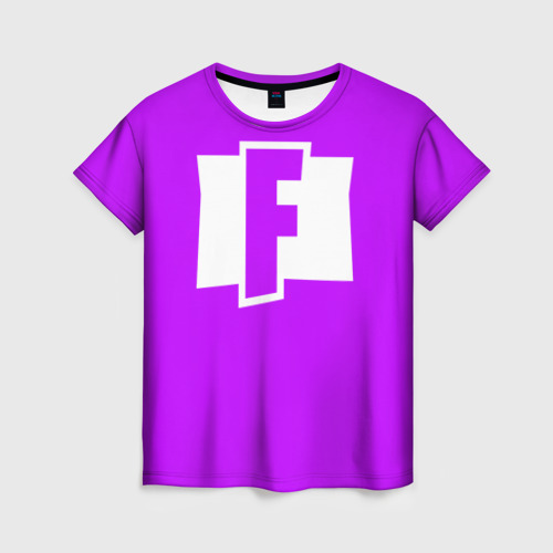 Женская футболка 3D F Fortnite, цвет 3D печать