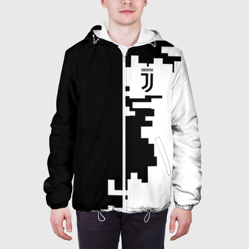 Мужская куртка 3D Juventus 2018 Geometry Sport, цвет 3D печать - фото 4