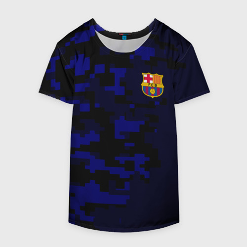 Накидка на куртку 3D FC Barca 2018 Military Sport, цвет 3D печать - фото 4