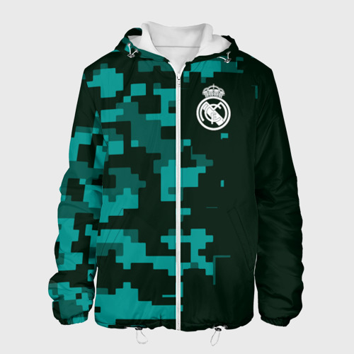 Мужская куртка 3D Real Madrid 18 Military Sport , цвет 3D печать