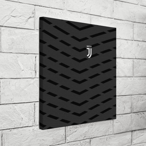 Холст квадратный Juventus Ювентус, цвет 3D печать - фото 3