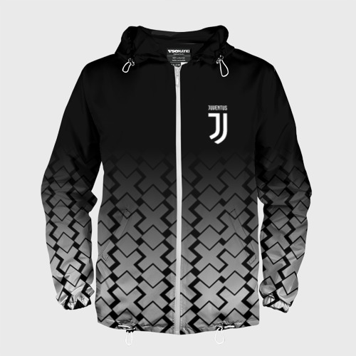 Мужская ветровка 3D Juventus 2018 X Sport, цвет белый