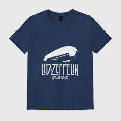 Мужская футболка хлопок Led Zeppelin дирижабль