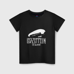 Детская футболка хлопок Led Zeppelin дирижабль