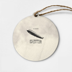 Деревянная игрушка круг Led Zeppelin
