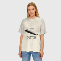 Женская футболка oversize 3D Led Zeppelin - фото 2