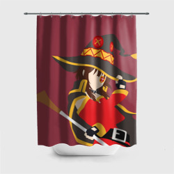 Штора 3D для ванной Megumin стилизованная